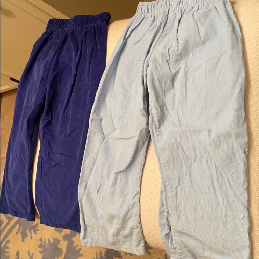 Two pairs of TBBC boys pants. Worn maybe twice.